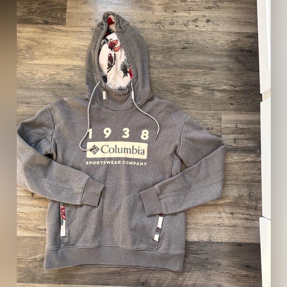 Columbia Gray Hooded Sweatshirt